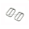 Quality Shiny Silver Flat Metal Adjuster Sliders Square Buckle