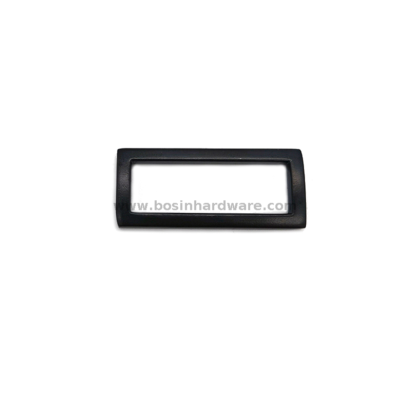 High Quality Black Plated Strap Rectangle Loop