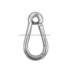 Zinc Plated Carabiner Spring Snap Hook with Eyelet