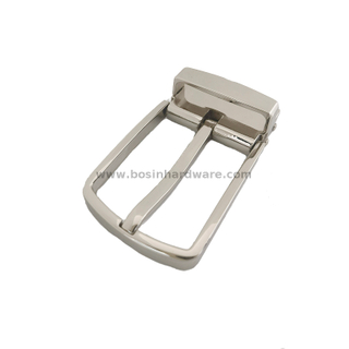 Shiny Nickel Quality Alloy Pin Belt Buckle for Men Belt