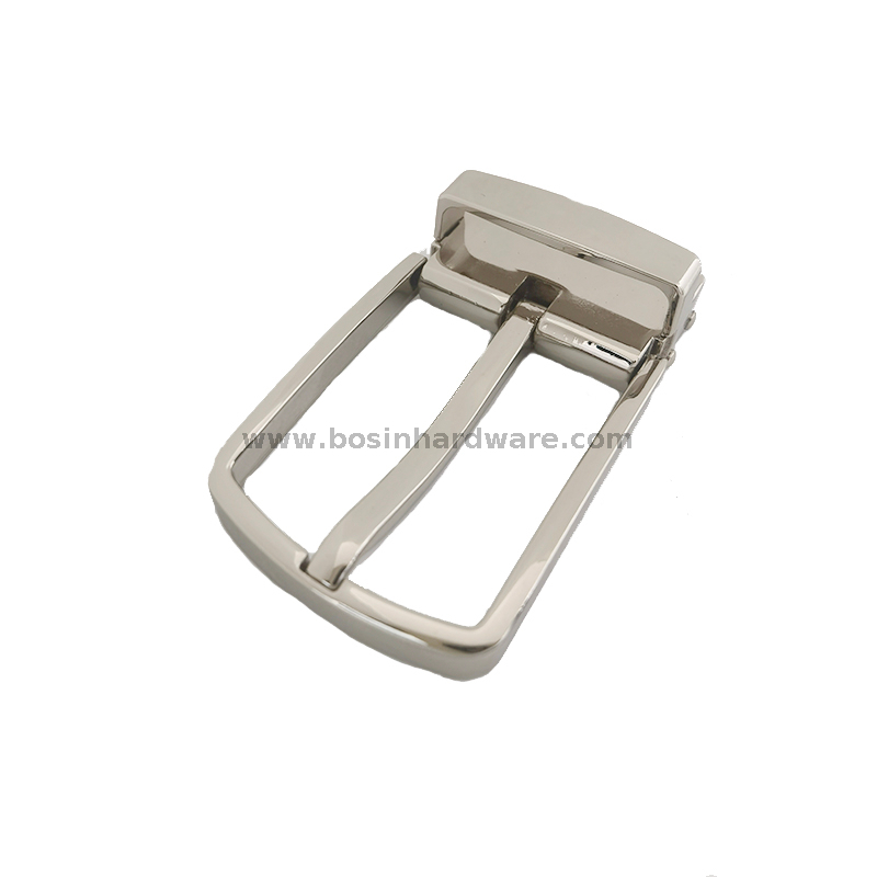 Shiny Nickel Quality Alloy Pin Belt Buckle for Men Belt
