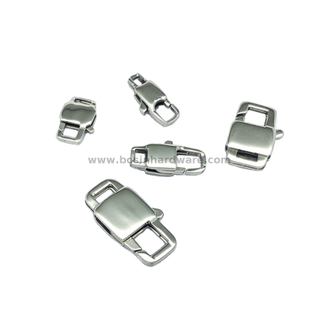Factory Direct Stainless Steel Square Style Lobster Clasps Claw Clasps 