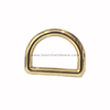 Polished Gold Webbing Strapping Metal D Ring Buckle