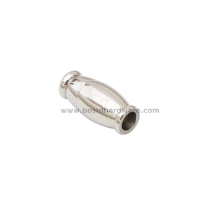 DIY Jewelry Making Findings Smooth Oval Stainless Steel Magnetic Clasp 
