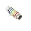High Quality Stitched Leather Bracelet Components Threaded Magnetic Column Clasps