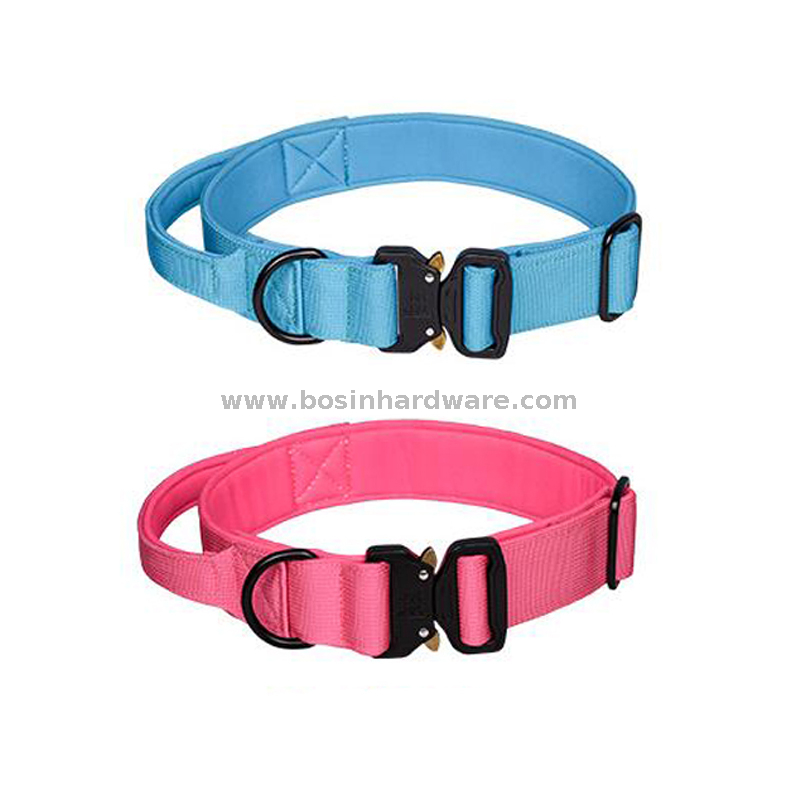 Heavy Duty Outdoor Training Tactical Dog Collars with Handle