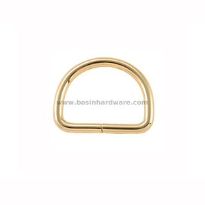 Wholesale Handbag Accessories Light Gold Metal D Ring 