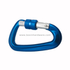 Blue Safety Screw Lock Strength Aluminum Alloy Carabiner