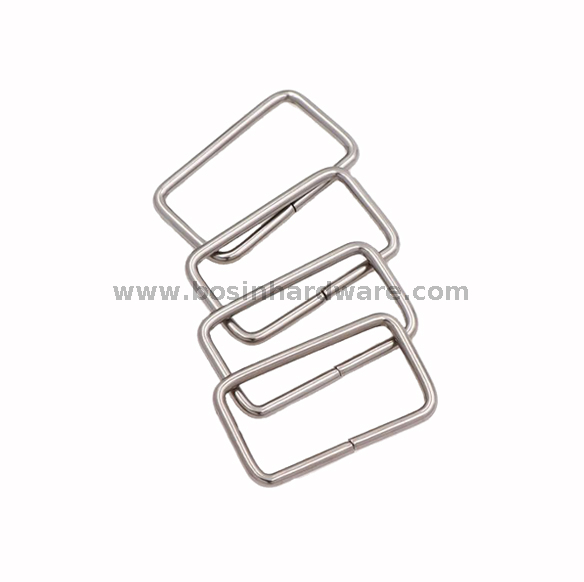 Non-welded Metal Rectangular Wire Loop Square Ring