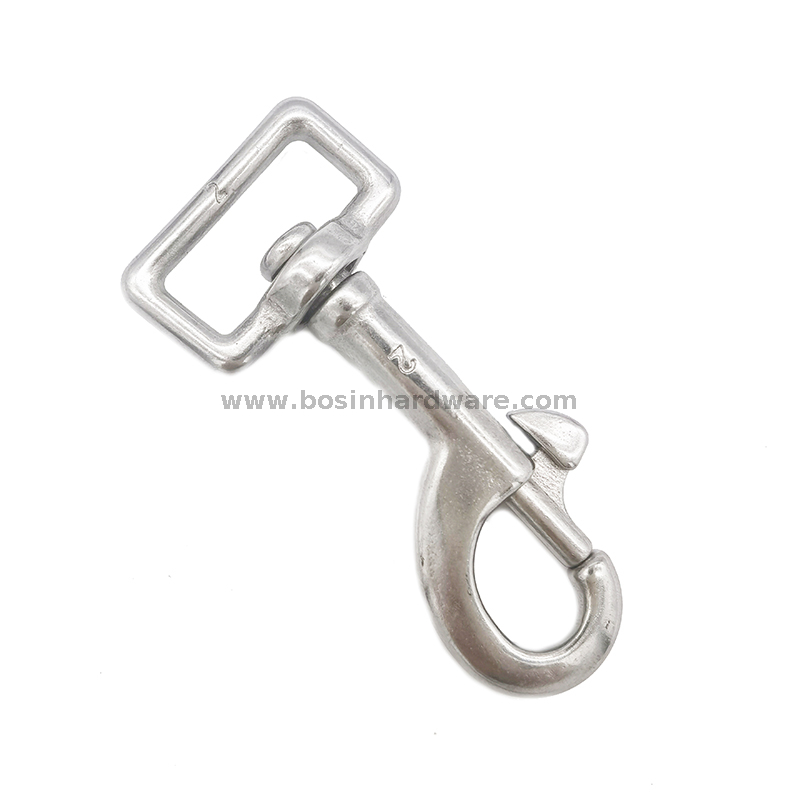 Strong Stainless Steel Bolt Metal Hooks with Square Eye
