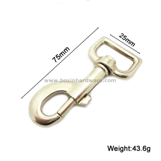 1 Inch Durable Pet Leash Metal Bolt Snap Hooks