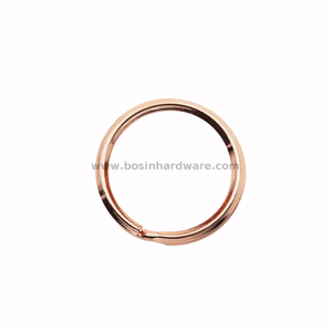 Different Sizes Rose Gold Plated Triangle Split Ring