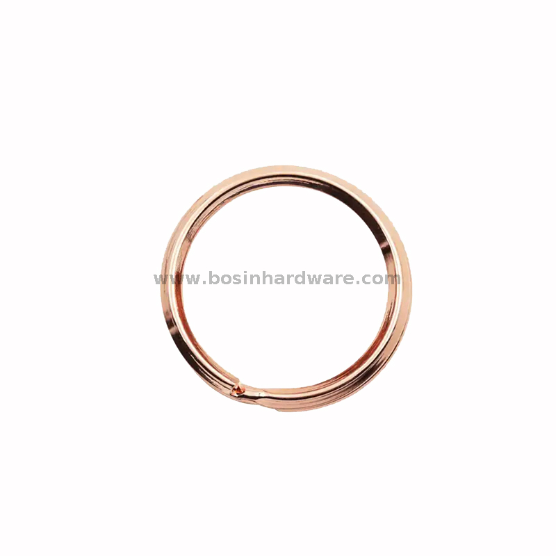 Different Sizes Rose Gold Plated Triangle Split Ring