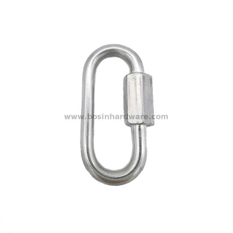 Zinc plated Chain Links Carabiner Quick Link