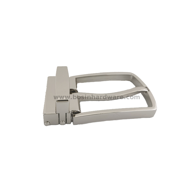 Shiny Nickel Quality Alloy Pin Belt Buckle for Men Belt