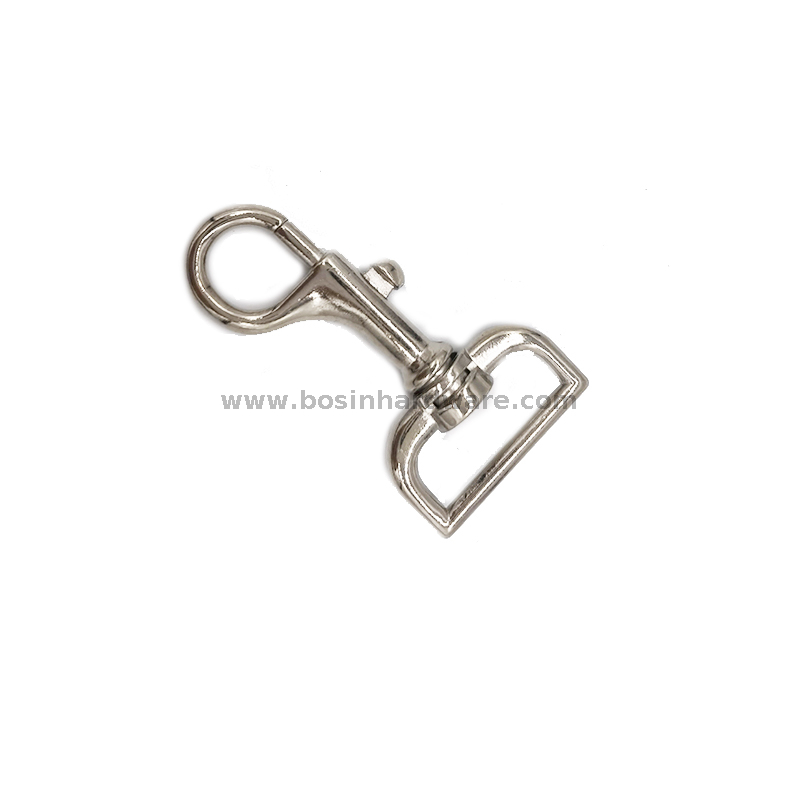 Hot Selling Zinc Alloy Snap Hooks with Wide Eye
