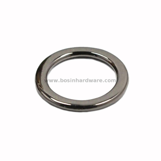 25mm Heavy Duty Gunmetal Metal Cast Flat Round Ring