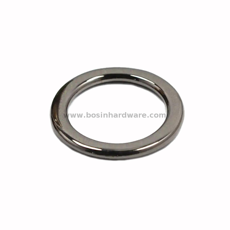25mm Heavy Duty Gunmetal Metal Cast Flat Round Ring