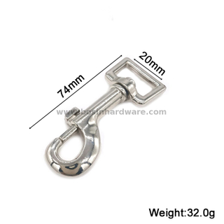 20mm Metal Dog Collar Snap Hook 