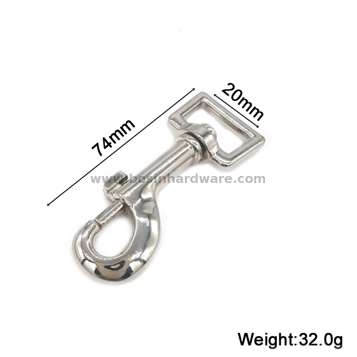 20mm Metal Dog Collar Snap Hook 
