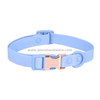 Custom Colors Half Metal Buckle PVC Waterproof Dog Collar